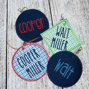 Bag Tags (made to match)