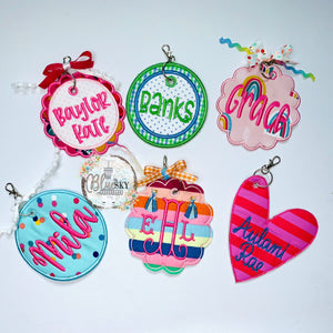Bag Tags (made to match)